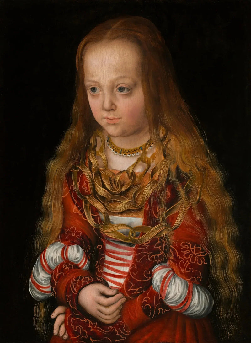 Portrait of the Saxon Princess Dinner - Lucas Cranach the Elder
