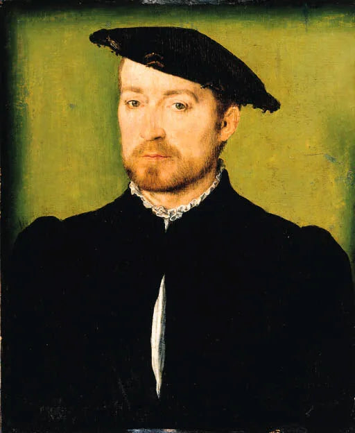 Portrait dit du chancelier Hénart - Corneille de Lyon image 1 tableau peint à l’huile sur toile