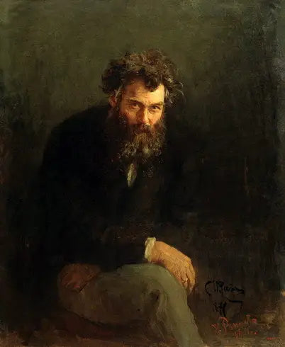 Portrait of Ivan Chichkine - Ilya Repin