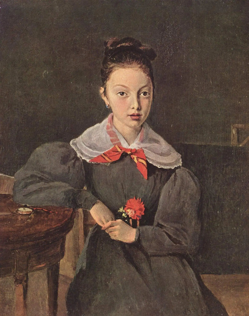 Portrait of Octavie Sennegon - Jean-Baptiste Camille Corot