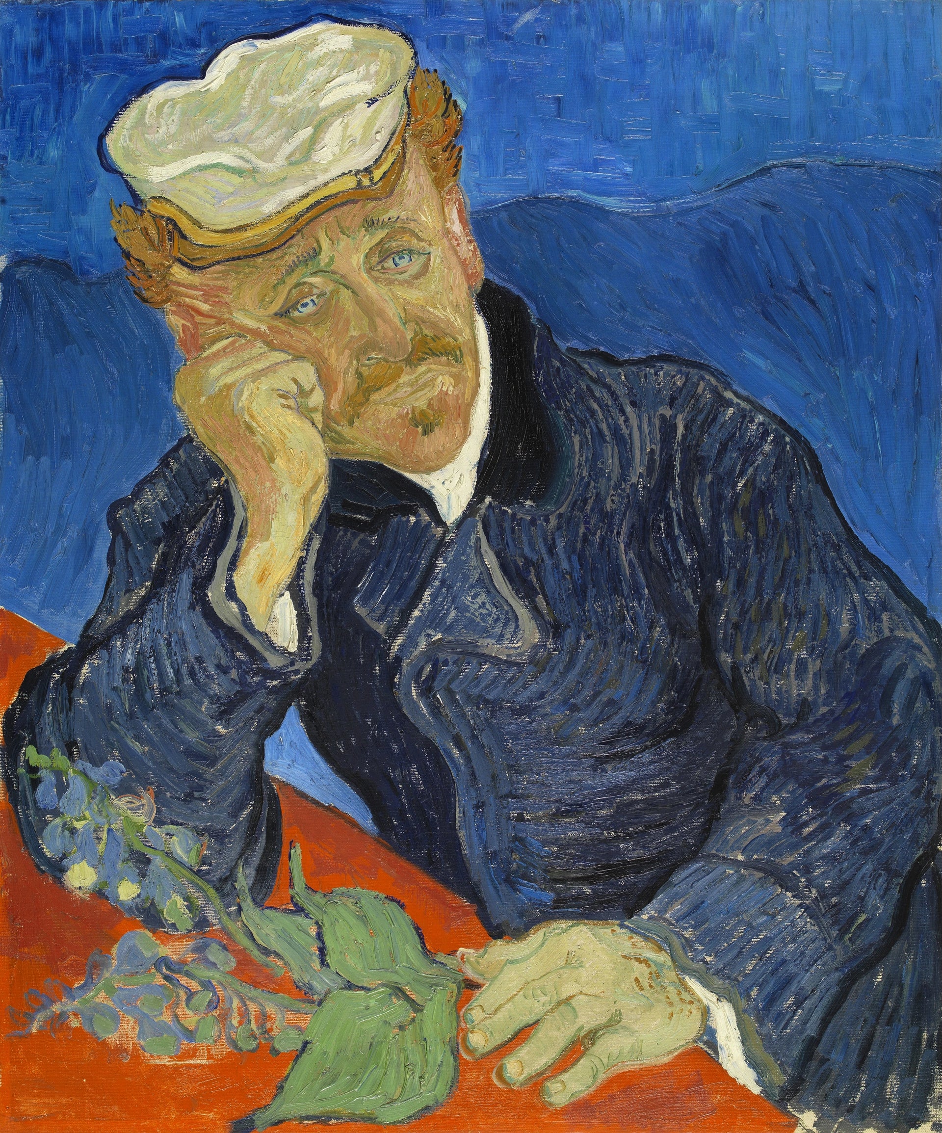 Portrait du docteur Paul Gachet de Vincent van Gogh, 1890, musée d’Orsay