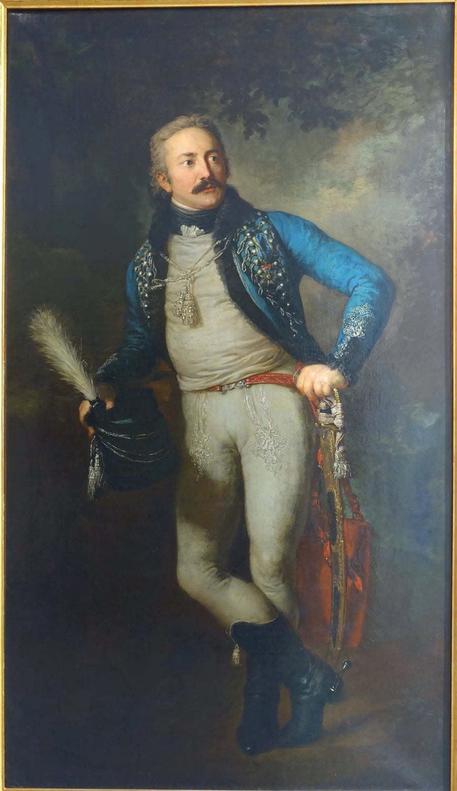 Portrait of Baron Johann Adolf von Thielmann - Anton Graff