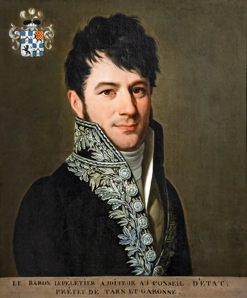 Portrait of Baron Le Pelletier, Prefect of Tarn-et-Garonne - Louis-Léopold Boilly