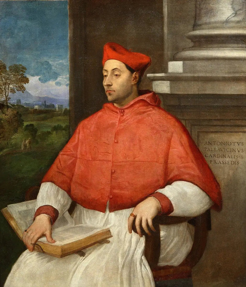 Portrait of Cardinal Antonio Pallavicini - Titian