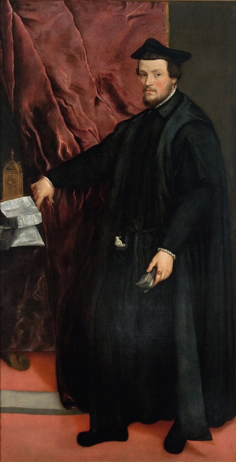 Portrait of Cardinal Cristoforo Madruzzo - Titian