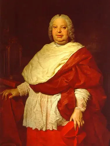Portrait of Cardinal Valenti Gonzaga - Pierre Subleyras