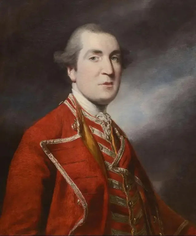 Portrait of the Fifth Viscount Allen, named Joshua (1728-1816) in Lord Lieutenant uniform - Joshua Reynolds