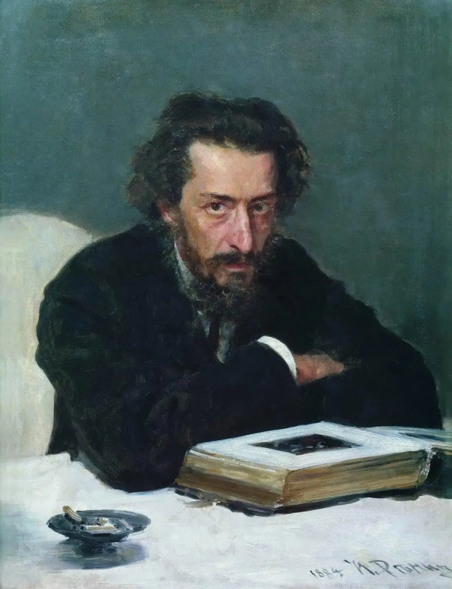Portrait of the composer and journalist Pavel Ivanovitch Blaramberg - Ilya Repin