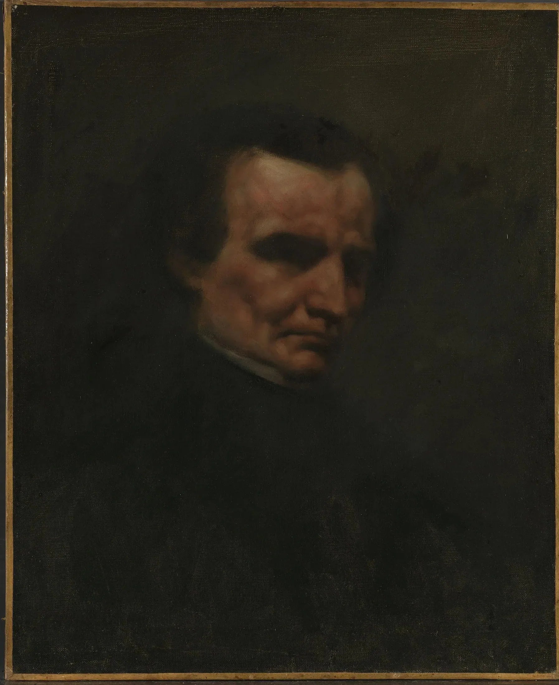 Portrait du compositeur Hector Berlioz - Gustave Courbet image 1 reproduction réalisée par Alpha Reproduction