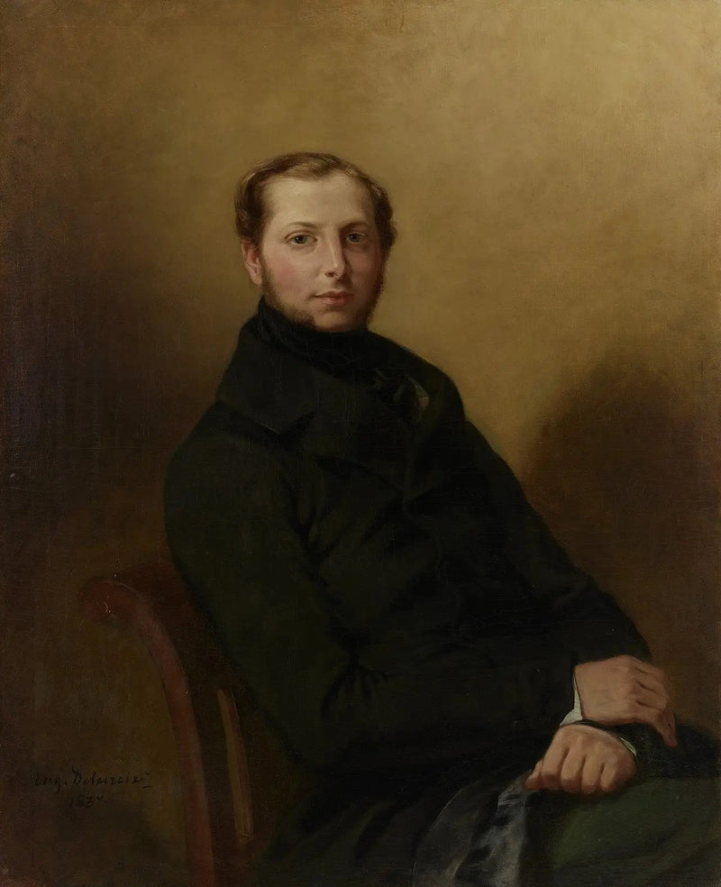 Portrait of Count Charles de Mornay - Eugène Delacroix