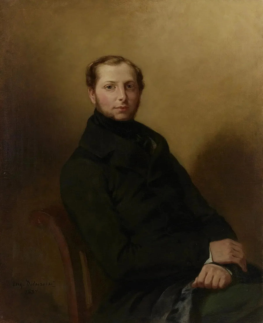 Portrait of Count Charles de Mornay - Eugène Delacroix