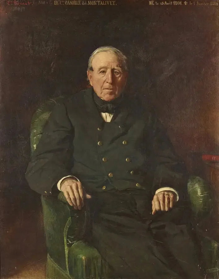 Portrait of the Count of Montalivet - Léon Bonnat