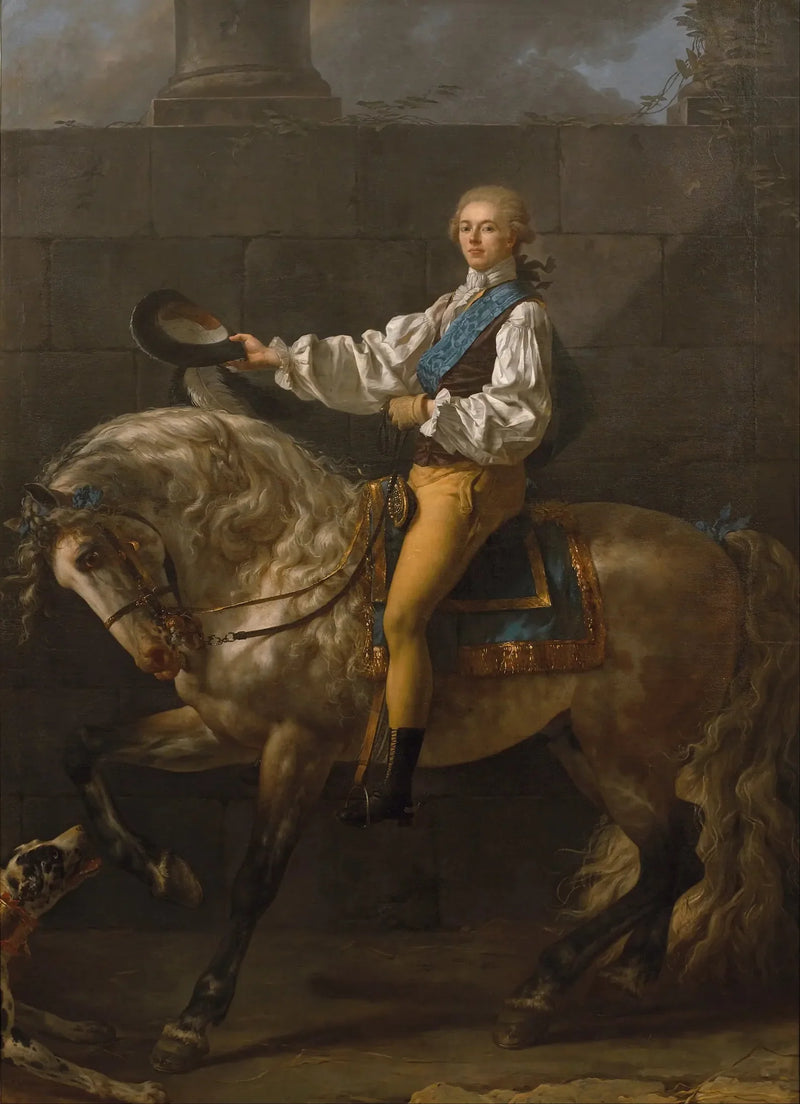 Portrait of Count Stanislas Potocki - Jacques-Louis David