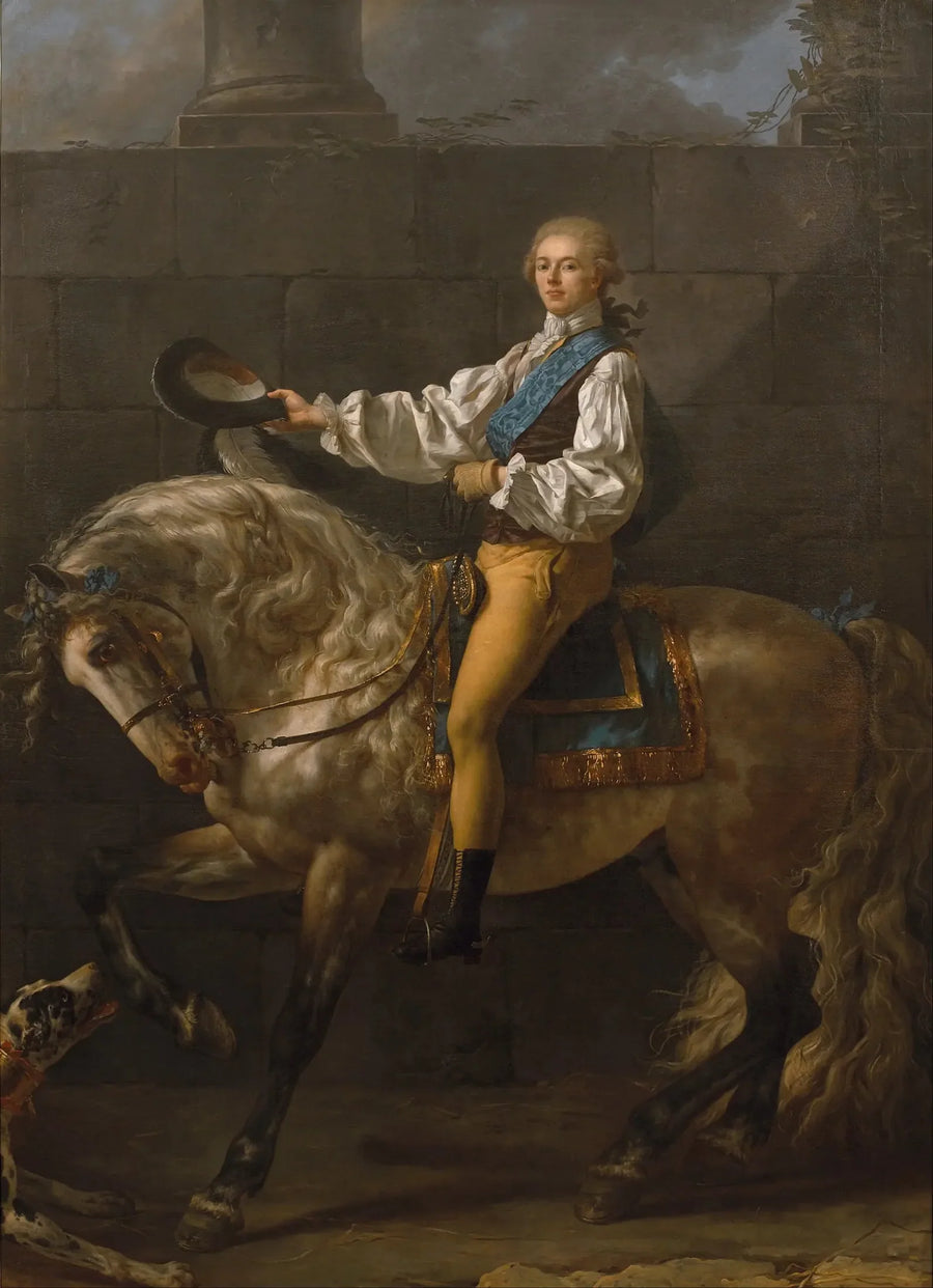 Portrait of Count Stanislas Potocki - Jacques-Louis David