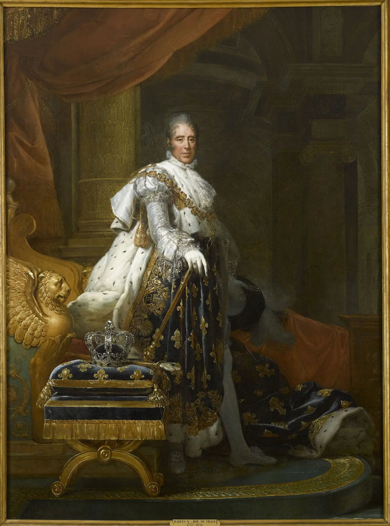 Portrait of the Coronation of Charles X - François Gérard