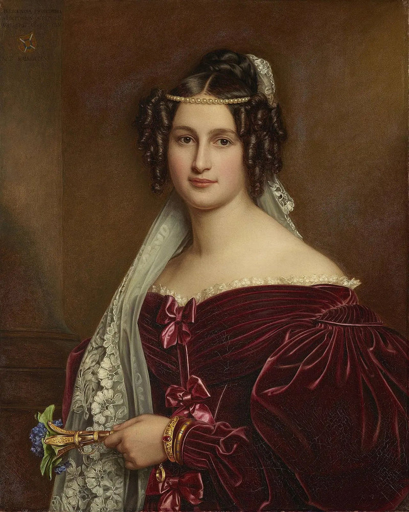 Portrait of Crescentia Bourgin - Joseph Karl Stieler