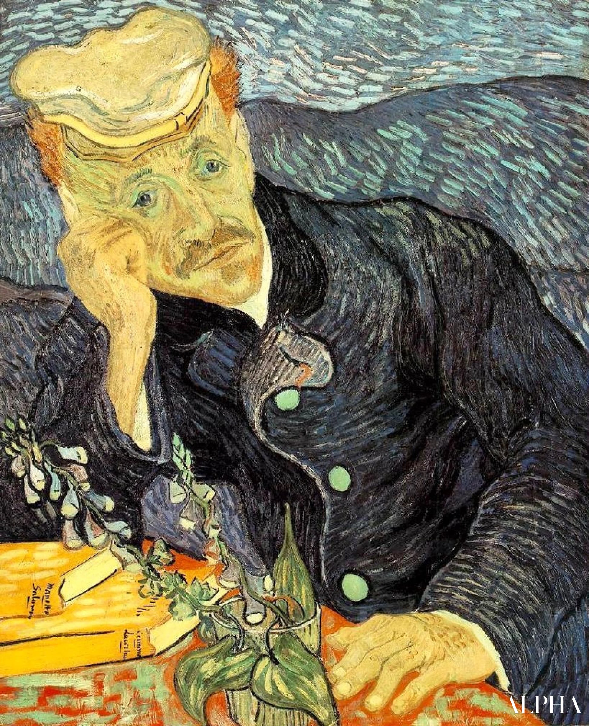 Portrait du docteur Gachet - Van Gogh - Reproductions de tableaux et peintures haut de gamme