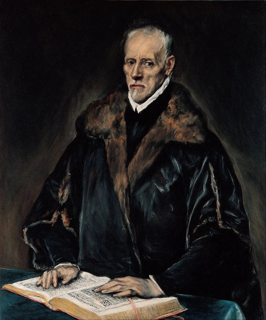 Portrait of Dr. Francisco de Pise - El Greco