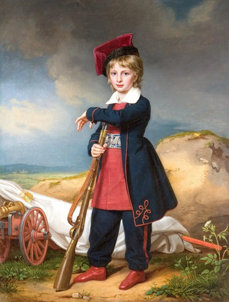 Portrait of the Duke of Reichstadt in Polish military uniform - Joseph Karl Stieler