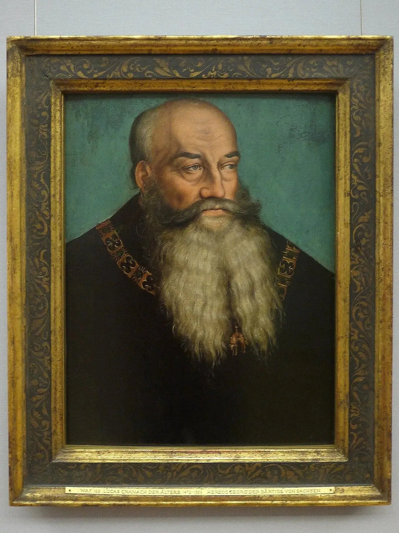 Portrait of Duke George of Saxony, known as George the Bearded - Lucas Cranach the Elder