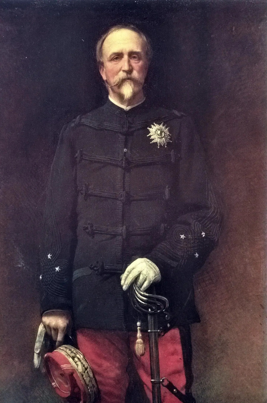 Portrait of General Henri d'Orléans, Duke of Aumale (1880) - Léon Bonnat