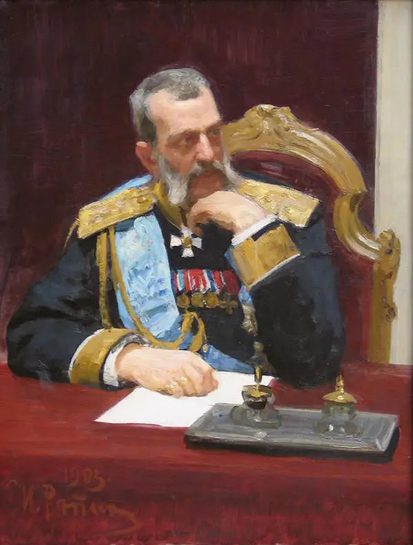 Portrait of Grand Duke Vladimir Alexandrovitch - Ilya Repin