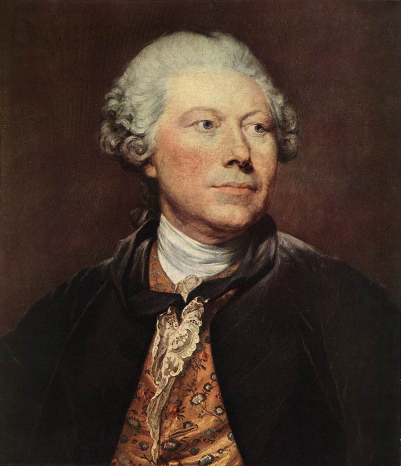 Portrait of the engraver Jean-Georges Wille - Jean-Baptiste Greuze