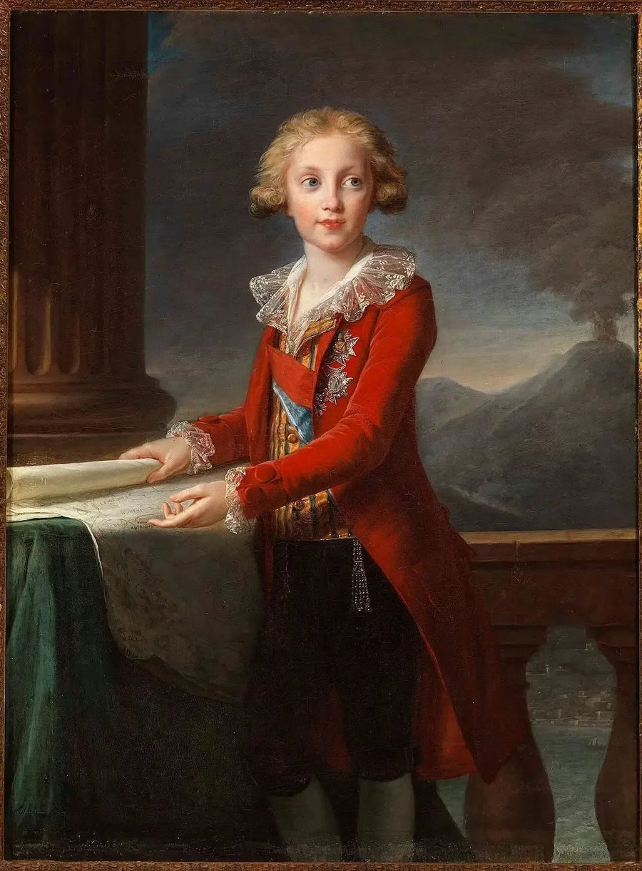 Portrait of the young Francesco of Bourbon-Sicily - Élisabeth Vigeé Le Brun