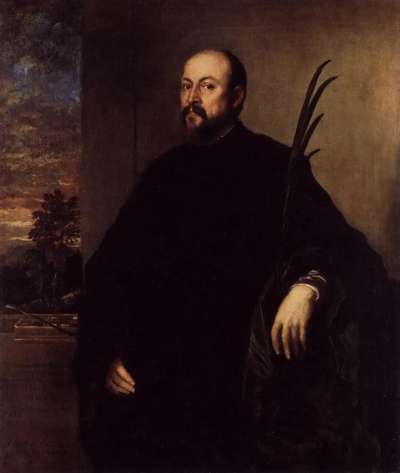 Portrait of the Painting Merchant Alvise dalla Scala - Titian