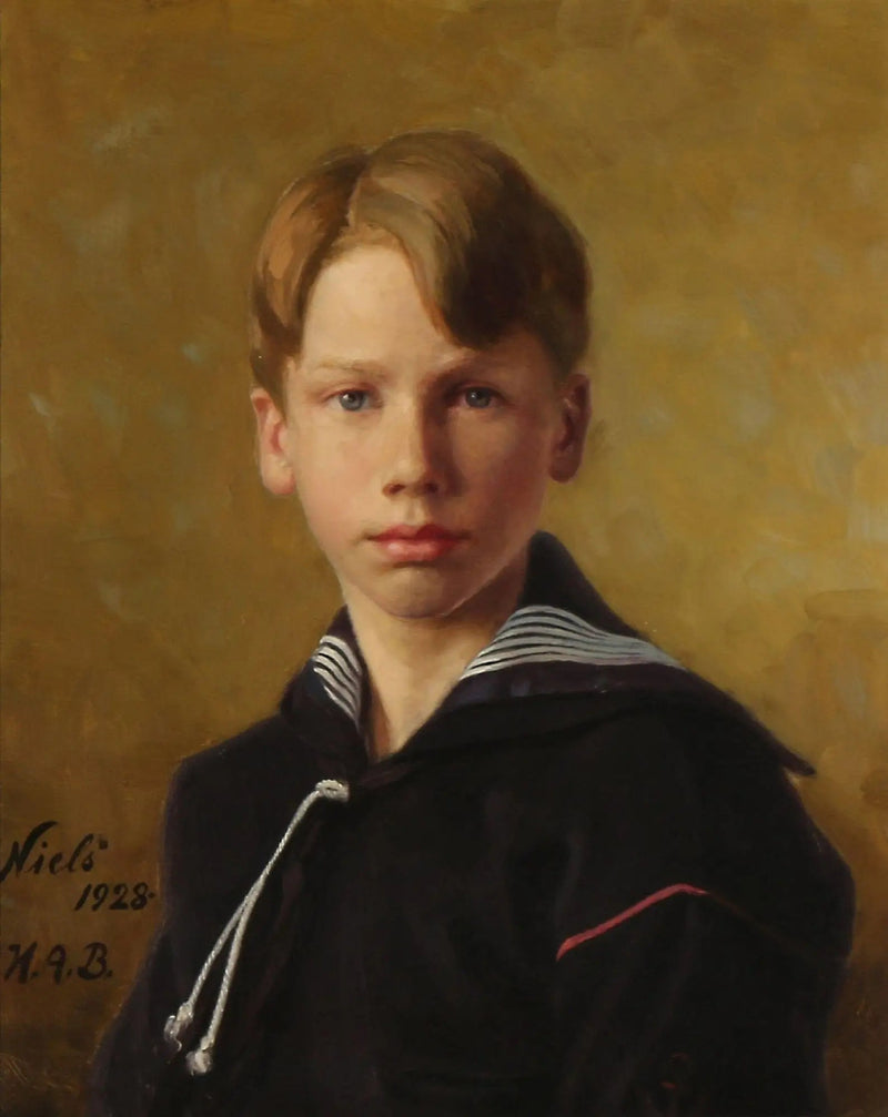 Portrait of the artist's nephew, Nils - H. A. Brendekilde