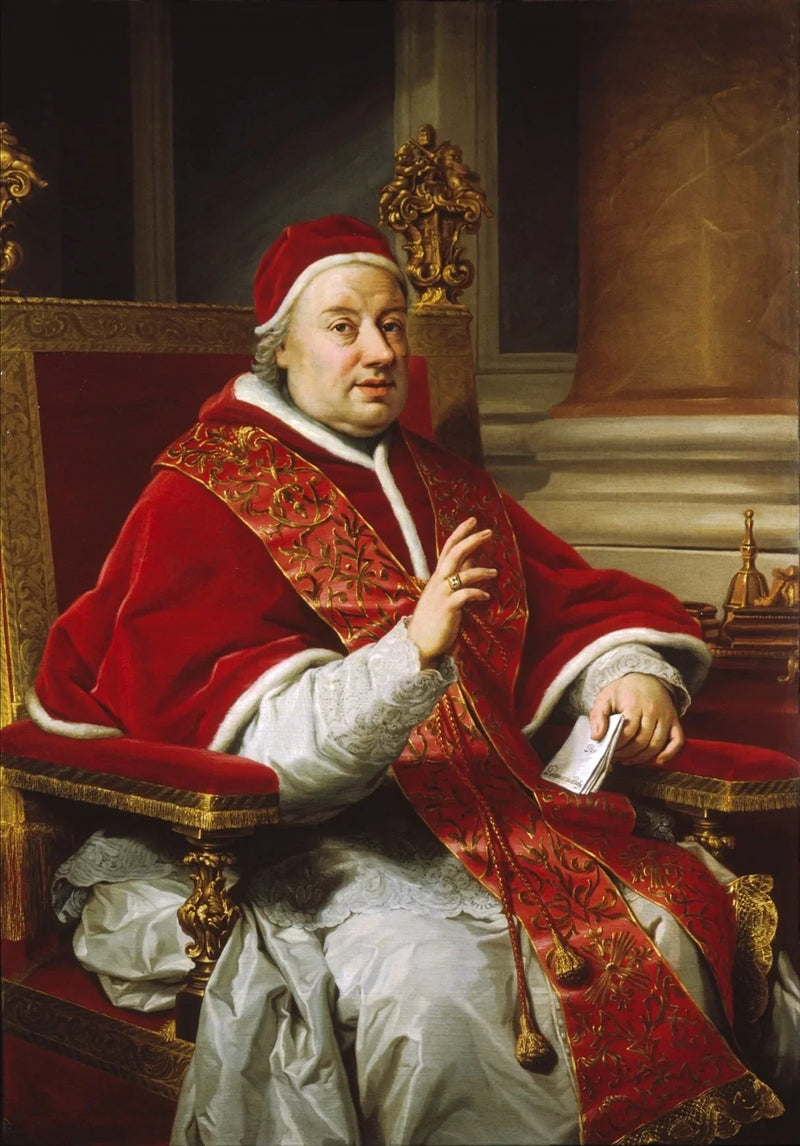 Portrait of Pope Clement XIII - Anton Raphael Mengs