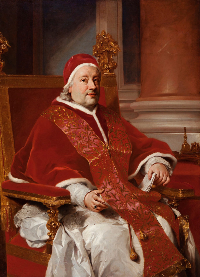 Portrait of Pope Clement XIII - Anton Raphael Mengs