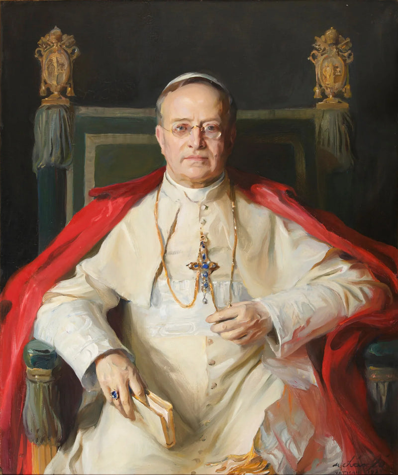 Portrait of Pope Pius XI (1857-1939) - Philip de László