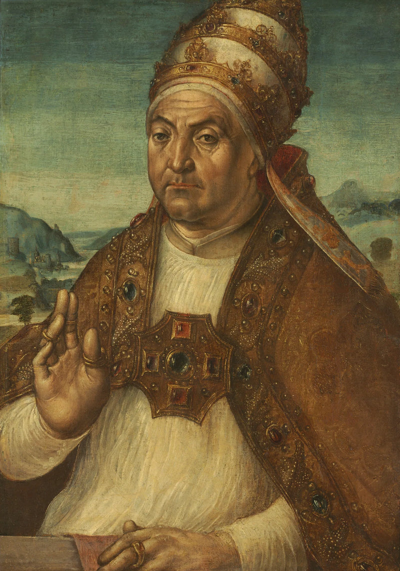 Portrait of Pope Sixtus IV della Rovere - Pedro Berruguete