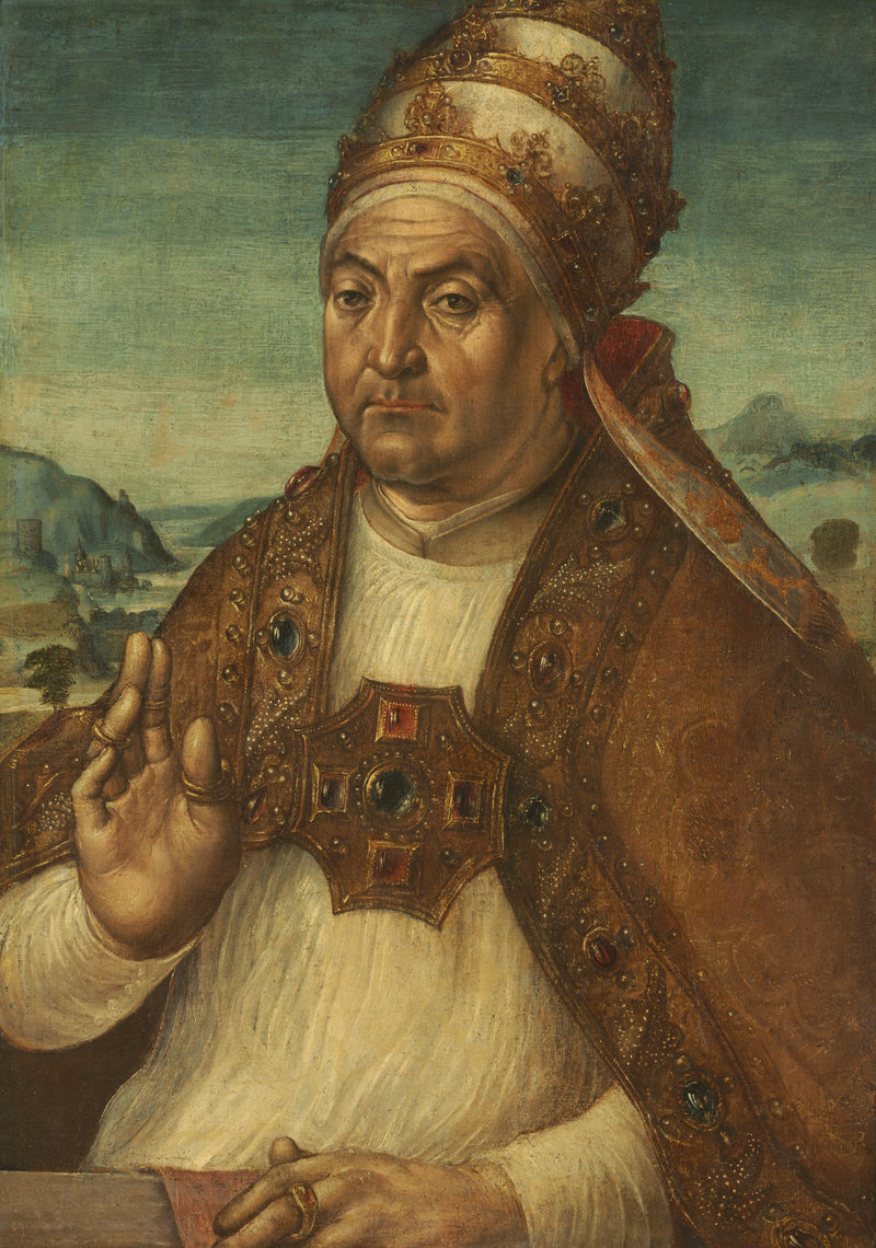 Portrait of Pope Sixtus IV della Rovere - Pedro Berruguete