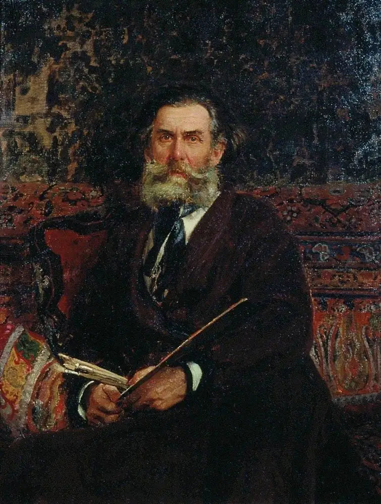 Portrait du peintre Alexeï Petrovitch Bogolioubov - Ilya Repin - Alpha Reproduction