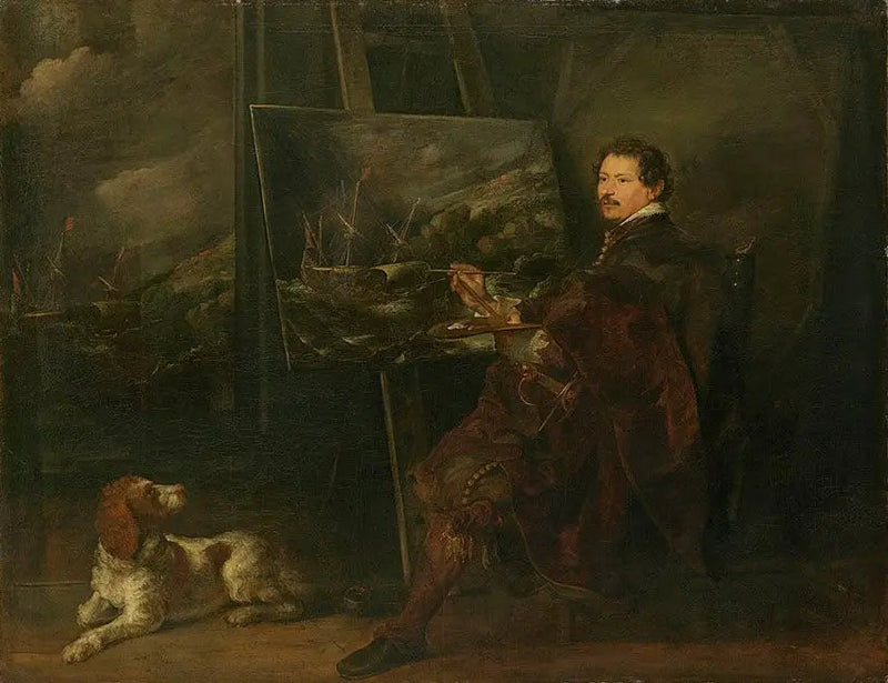 Portrait of the painter Andries van Eertvelt - Antoine van Dyck