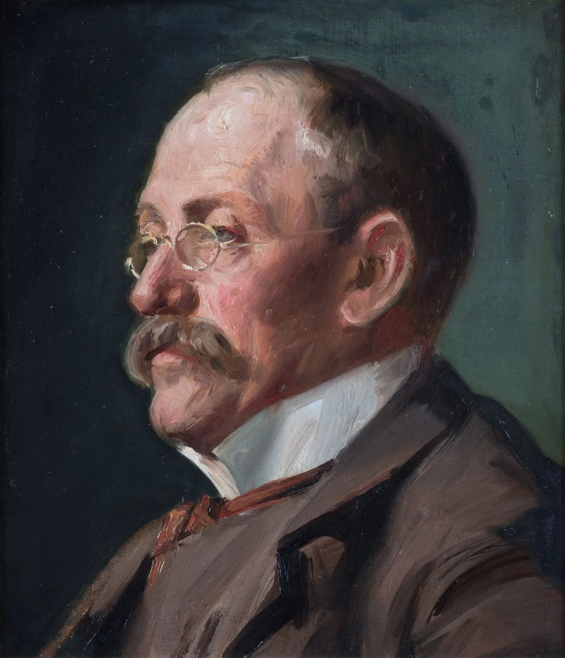 Portrait of the painter Eilif Peterssen - Michael Peter Ancher