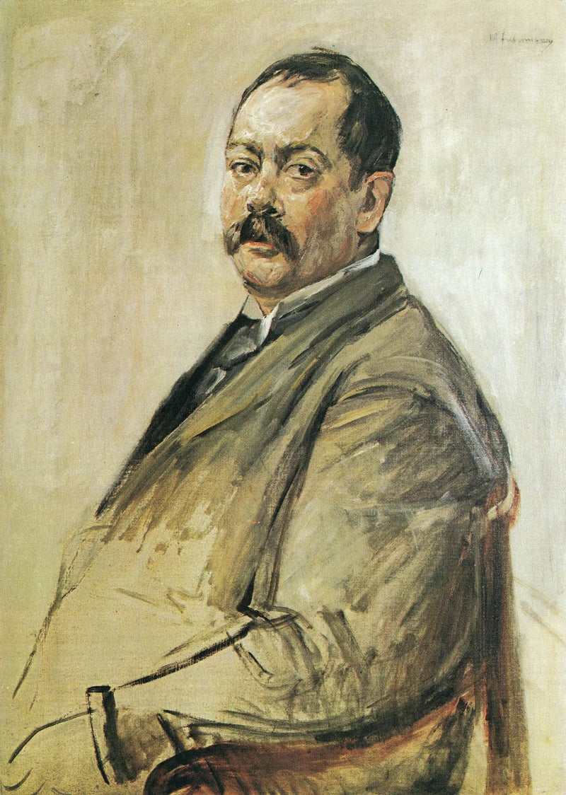 Portrait of the painter Lovis Corinth - Max Liebermann