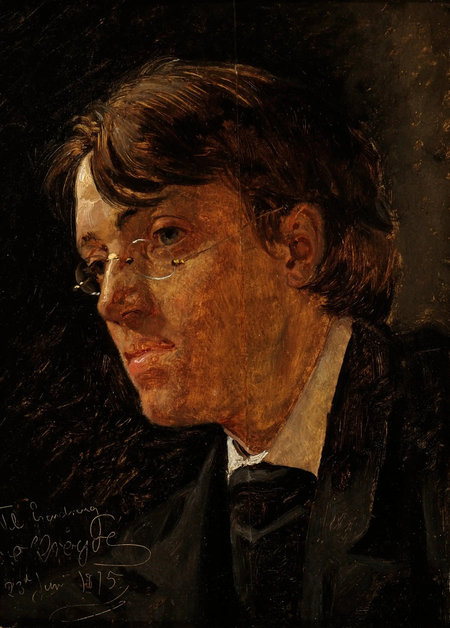 Portrait of the Norwegian painter Eilif Peterssen. - Peder Severin Krøyer