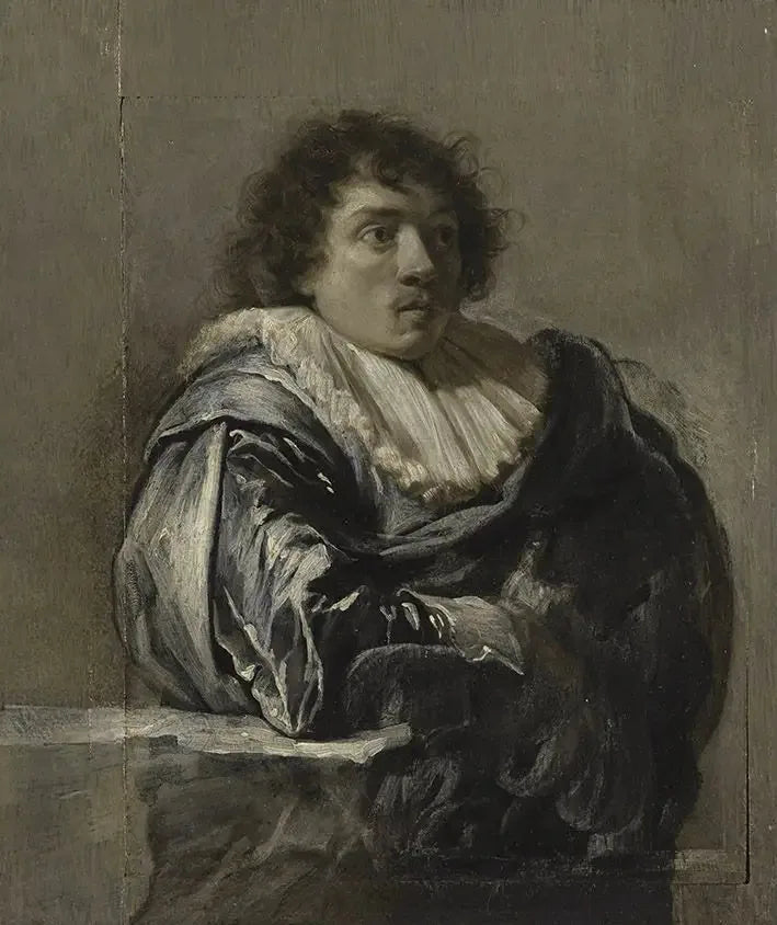 Portrait of the painter Palamedesz Palamedes, gen. Stevaerts - Antoine van Dyck