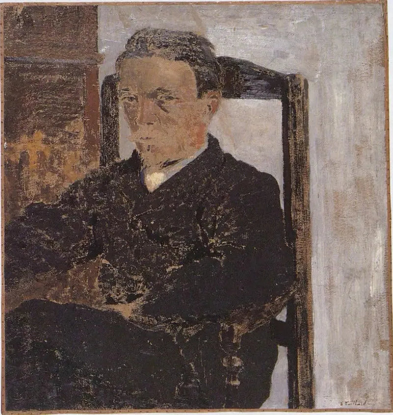Portrait of the painter Vallotton - Édouard Vuillard