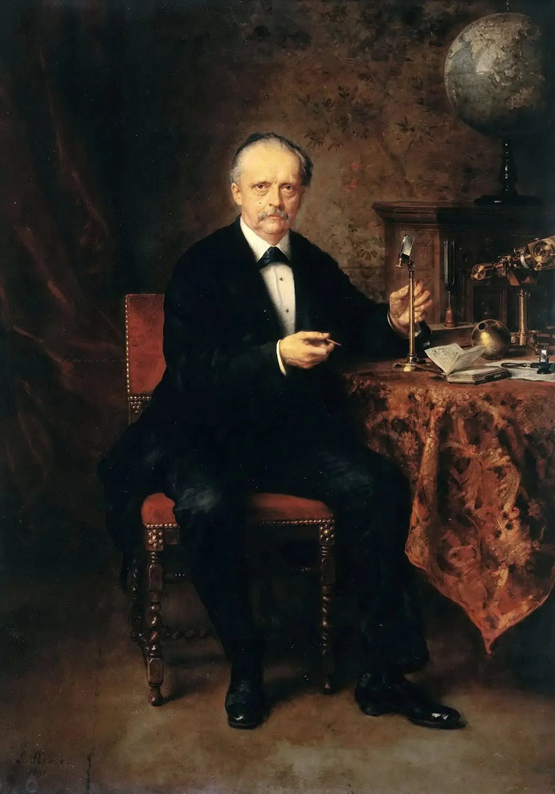 Portrait of Physicist Hermann von Helmholtz - Ludwig Knaus