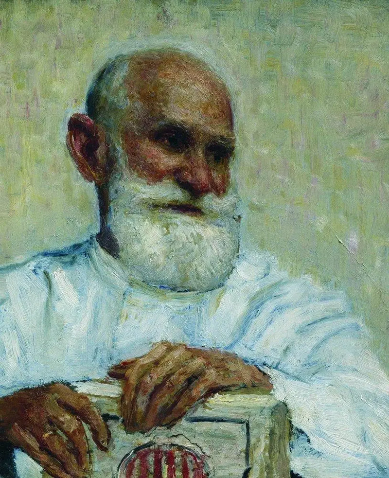 Portrait of the Physiologist Ivan Petrovitch Pavlov - Ilya Repin