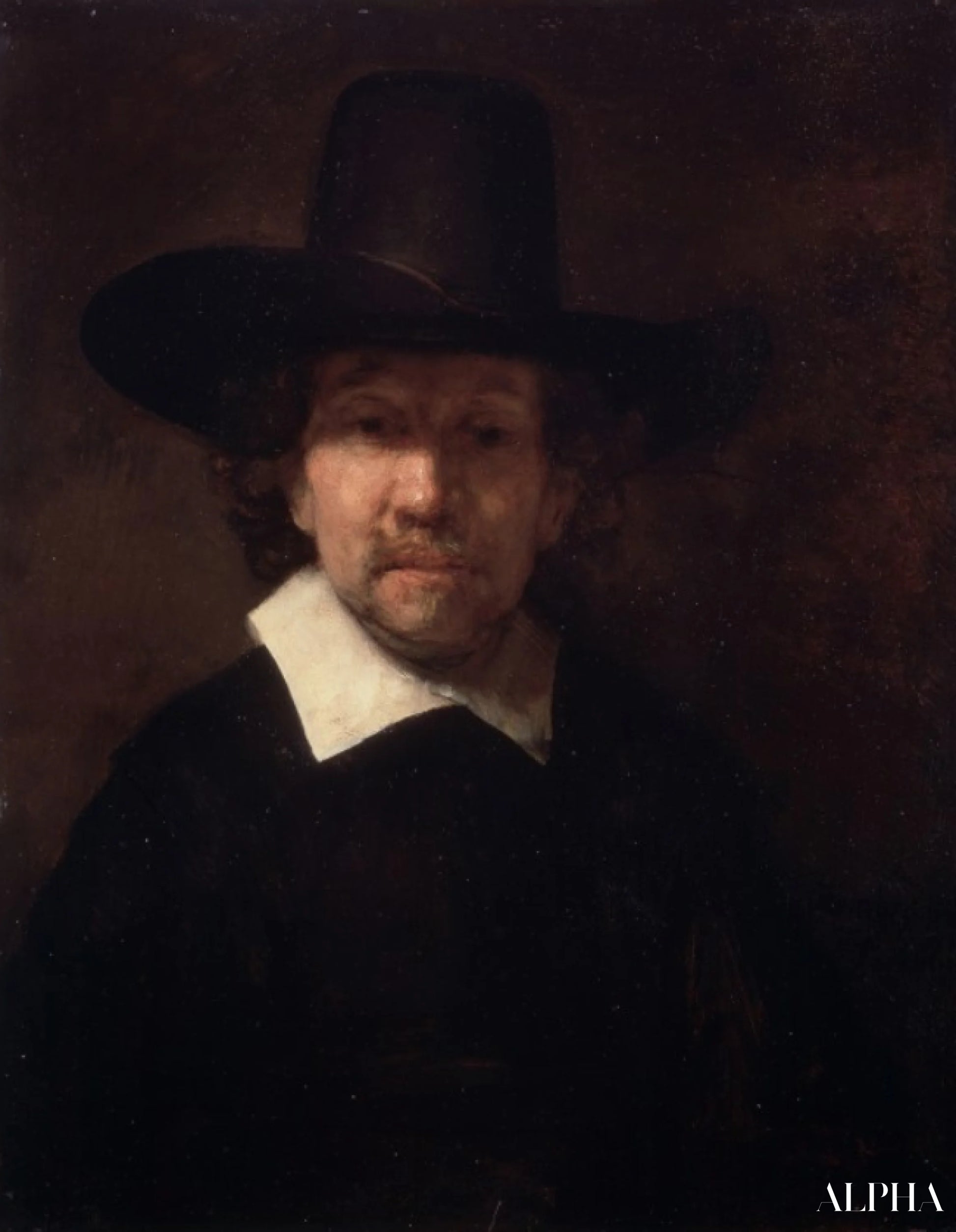 Portrait du poète Jeremias de Decker - Rembrandt van Rijn - Reproductions de tableaux et peintures haut de gamme