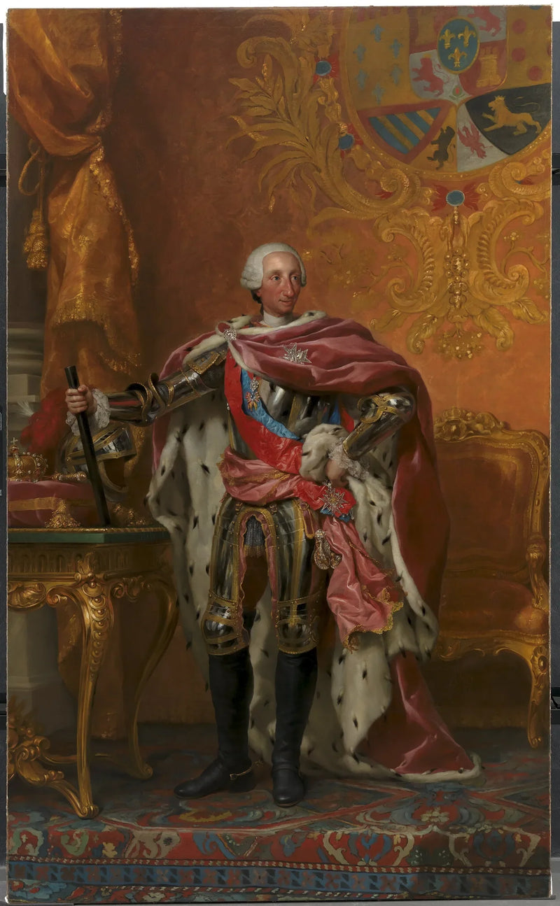 Portrait of King Charles III of Spain - Anton Raphael Mengs