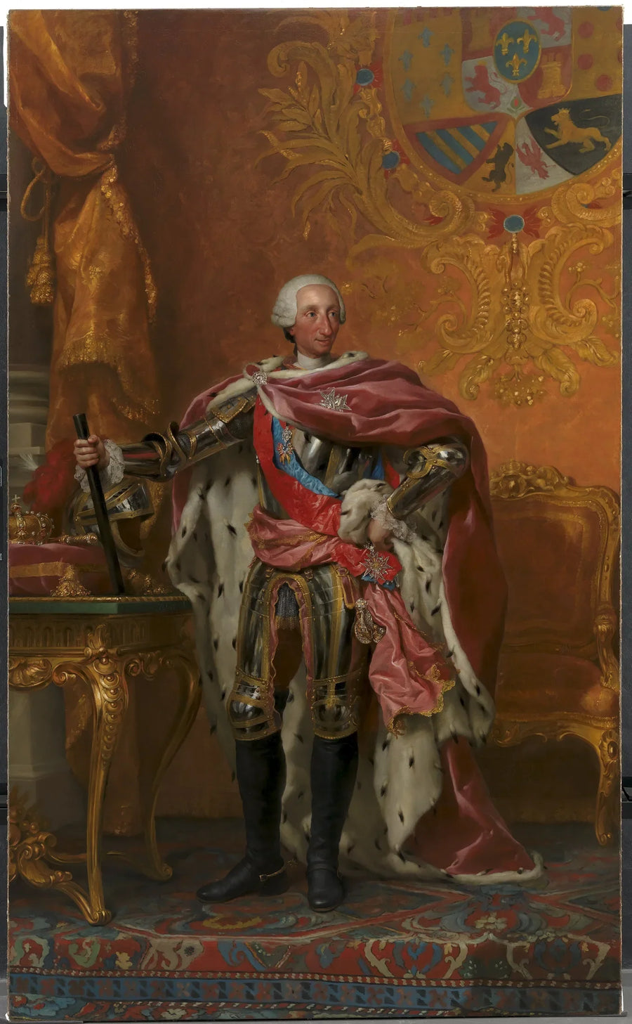 Portrait of King Charles III of Spain - Anton Raphael Mengs