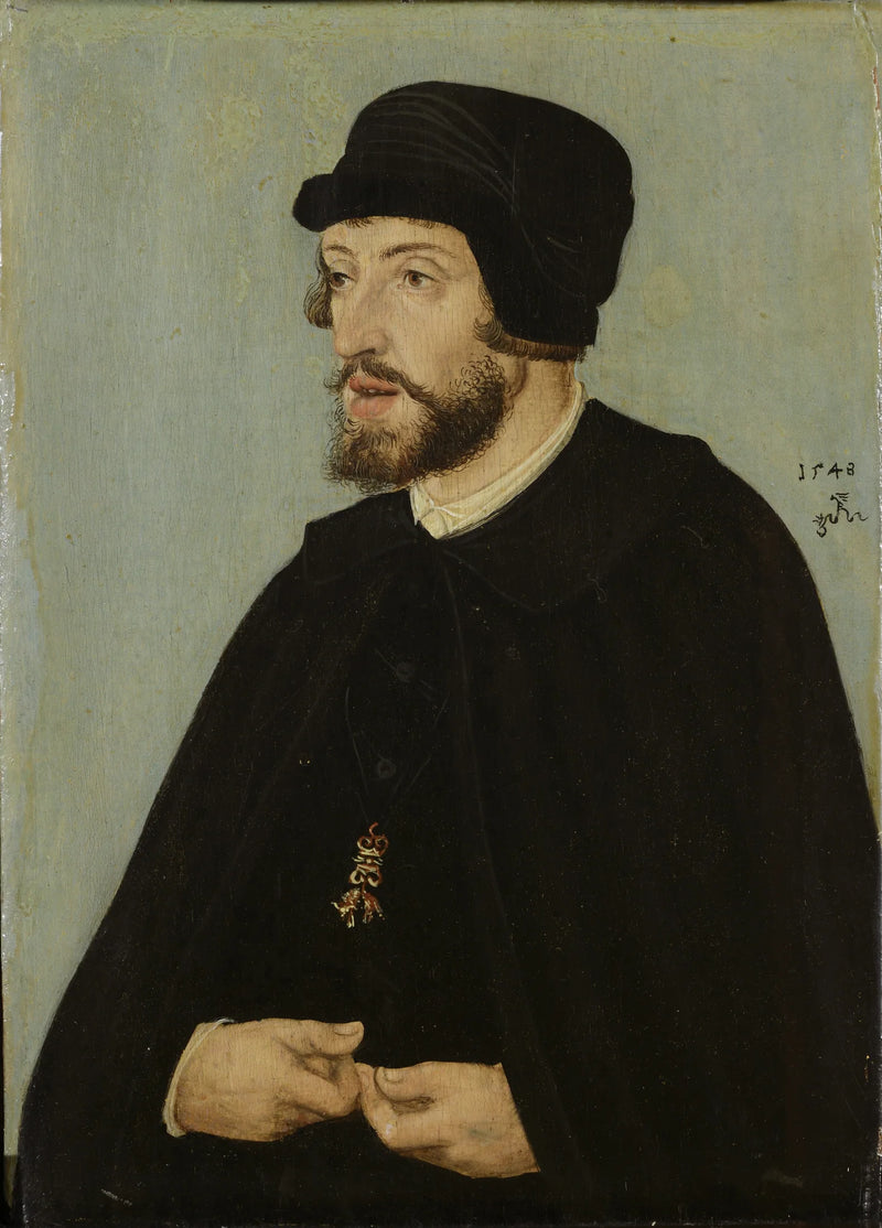 Portrait of King Ferdinand I. - Lucas Cranach the Elder