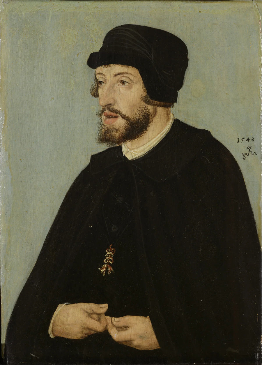 Portrait of King Ferdinand I. - Lucas Cranach the Elder