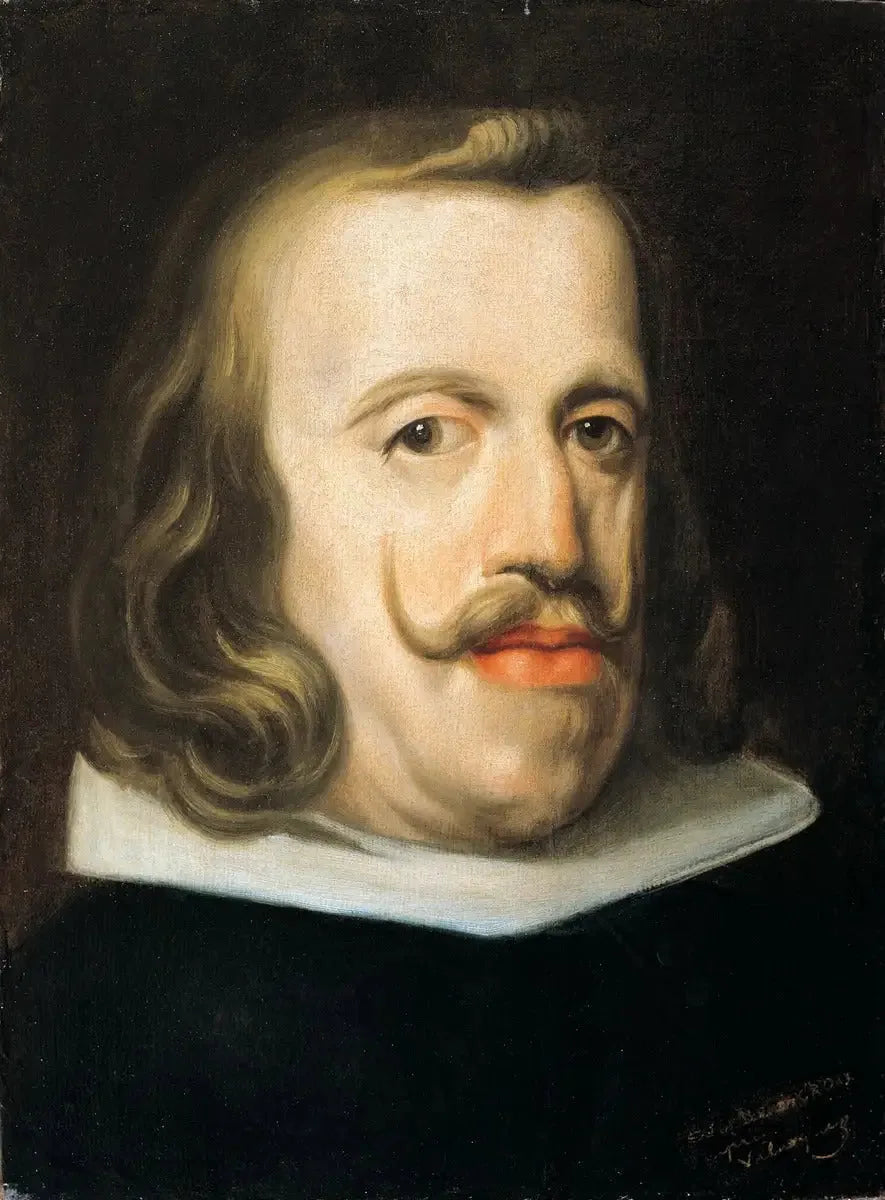 Portrait du roi Philippe IV d'Espagne - Eugène Delacroix image 1 copie de tableau peinte à la main